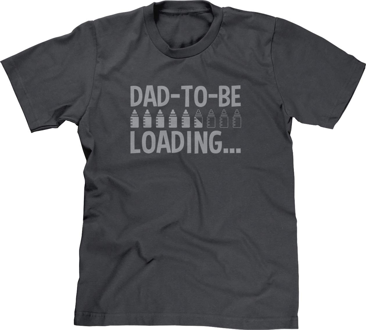 Funny Dad-to-Be Loading Bottles Graphic T-Shirt for Expecting Fathers - Perfect for Baby Showers & Pregnancy Announcements