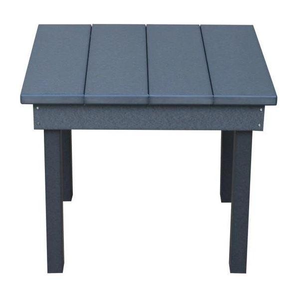 A & L Furniture Poly Hampton End Table - Stylish Side Table for Living Room, Bedroom, or Office - Perfect for Holding Lamps, Books, and Decor