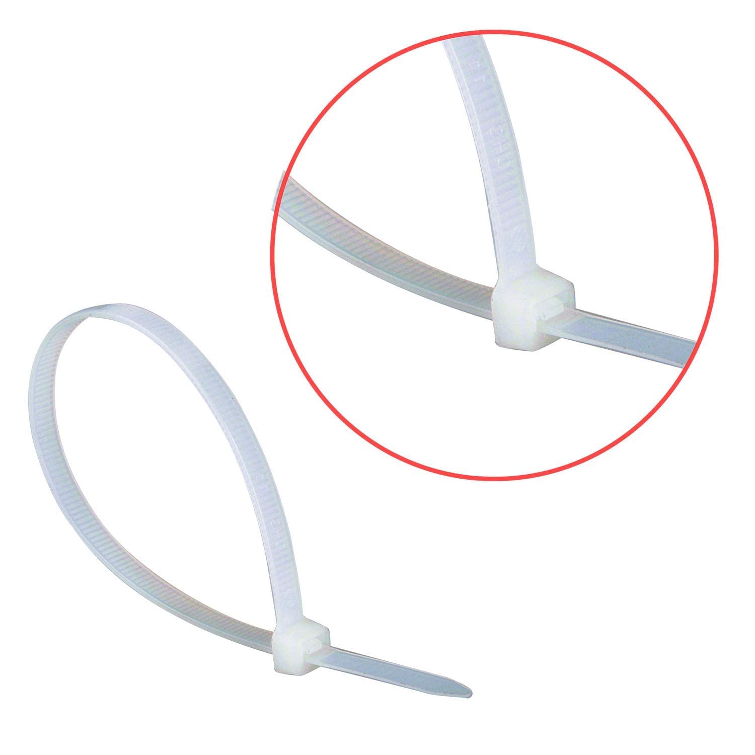Super Strong 6-Inch Self-Locking Cable Ties - 40 lbs Tensile Strength, Industrial Grade Wire Ties (100 Black + 100 White) - Perfect for Home Organization, Electronics Wiring & Outdoor Use