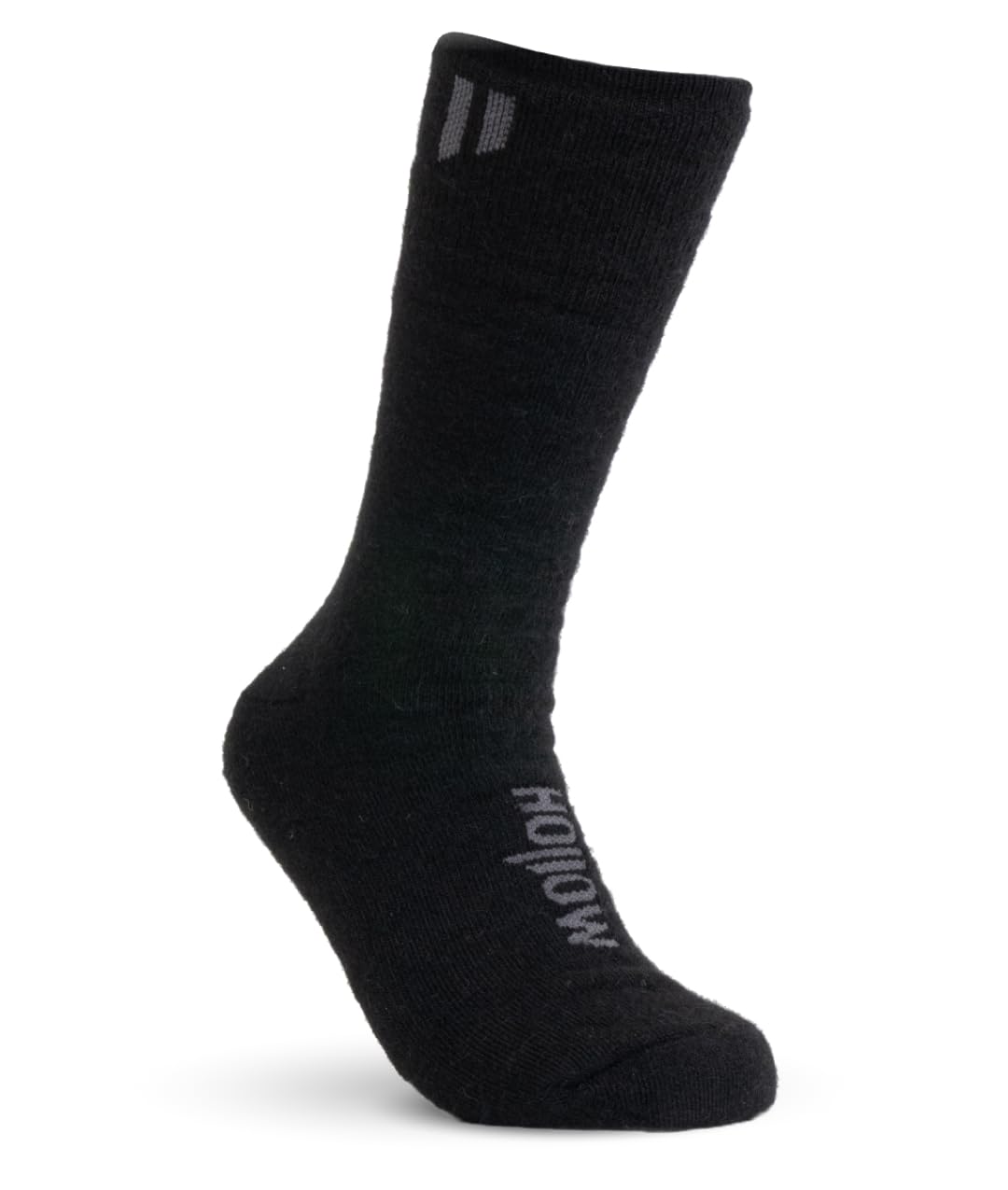 HOLLOW Alpaca Boot Socks for Men & Women - Moisture Wicking, Temperature Regulating Hiking & Running Socks - Perfect for Outdoor Adventures & Cold Weather Activities