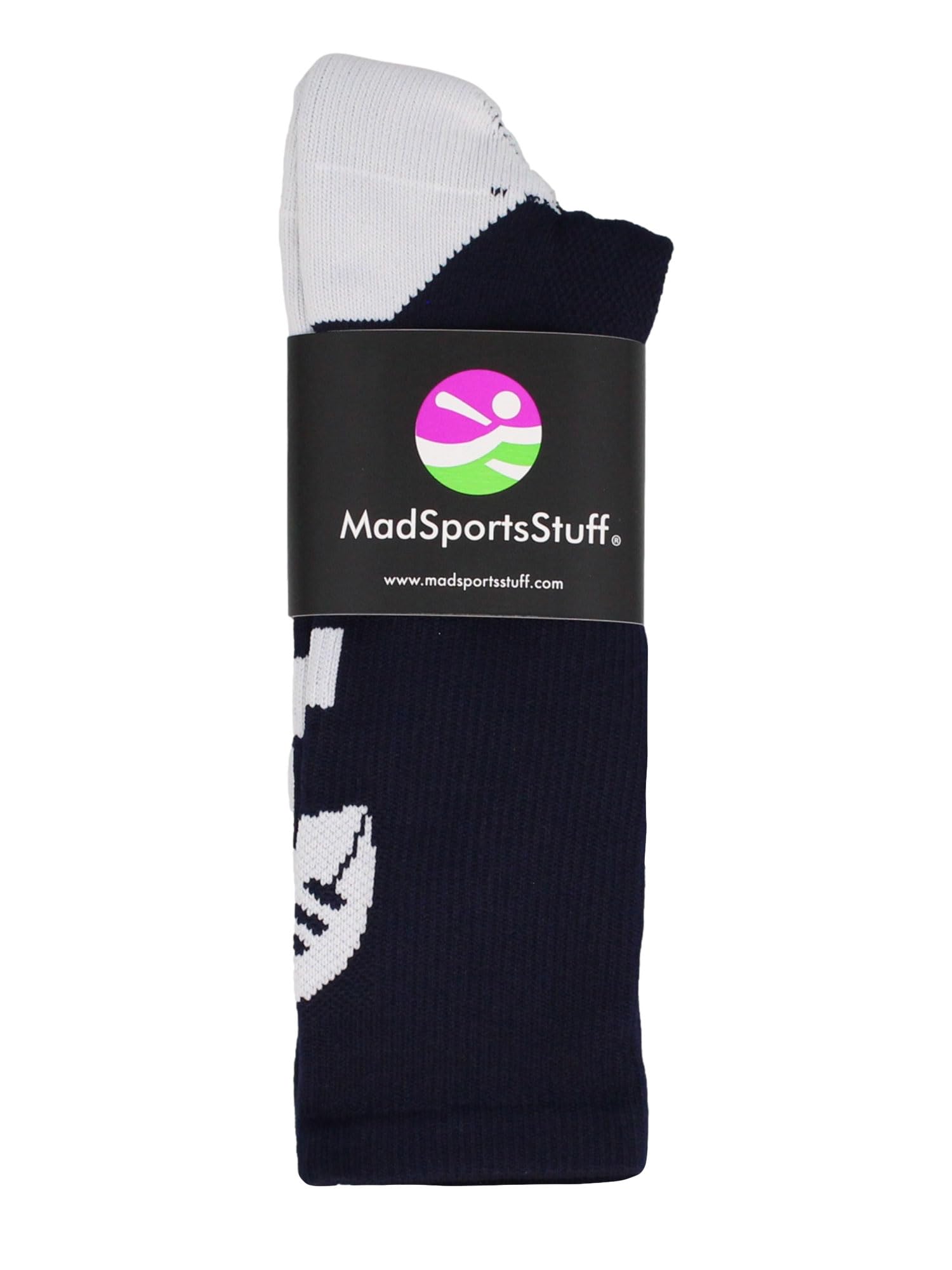 MadSportsStuff Youth Football Socks for Boys & Men - Moisture-Wicking Crew Socks for Football Players - Perfect Football Gift Accessories for Games, Training & Sports Enthusiasts