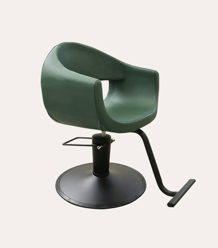 Luna Salon Chair - Professional Hydraulic Styling Chair for Hairdressers & Barbers - Adjustable Height & Swivel Base - Perfect for Salons, Barber Shops & Home Use