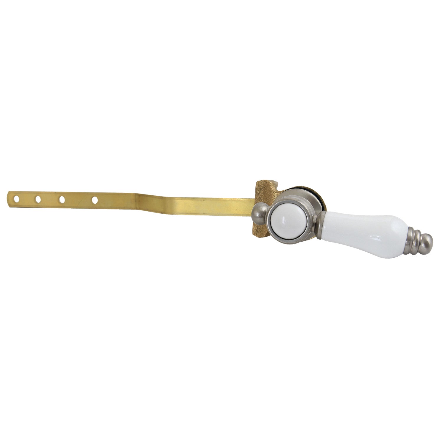 Bel Air KTBPL8 Brushed Nickel Front Mount Toilet Tank Lever - Durable Replacement for Easy Flush Control in Bathroom & Restroom