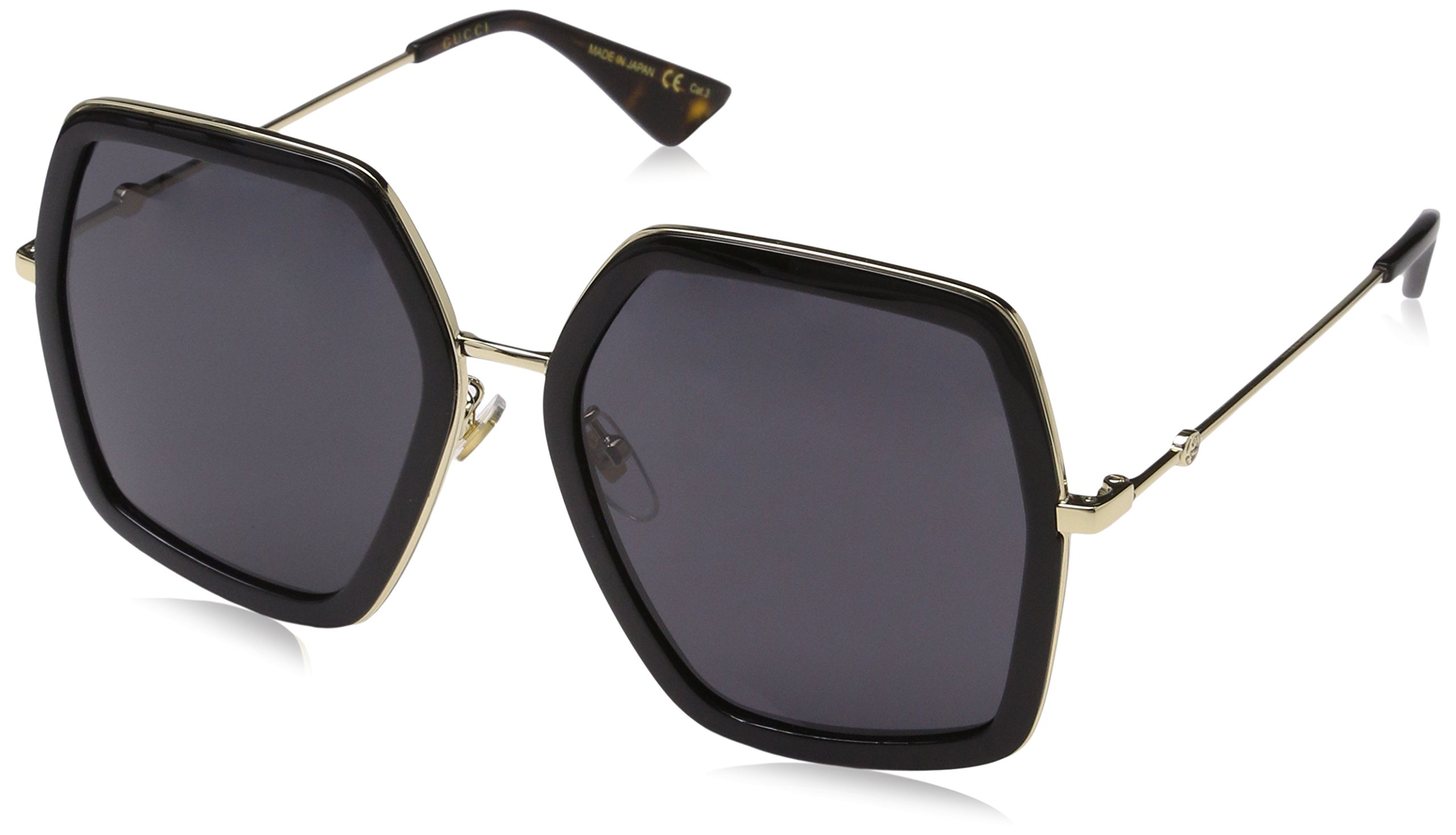 Gucci Women's Urban Web Block Sunglasses - UV Protection Fashion Sunglasses for Women, Luxury Designer Shades for Outdoor, Driving & Beach