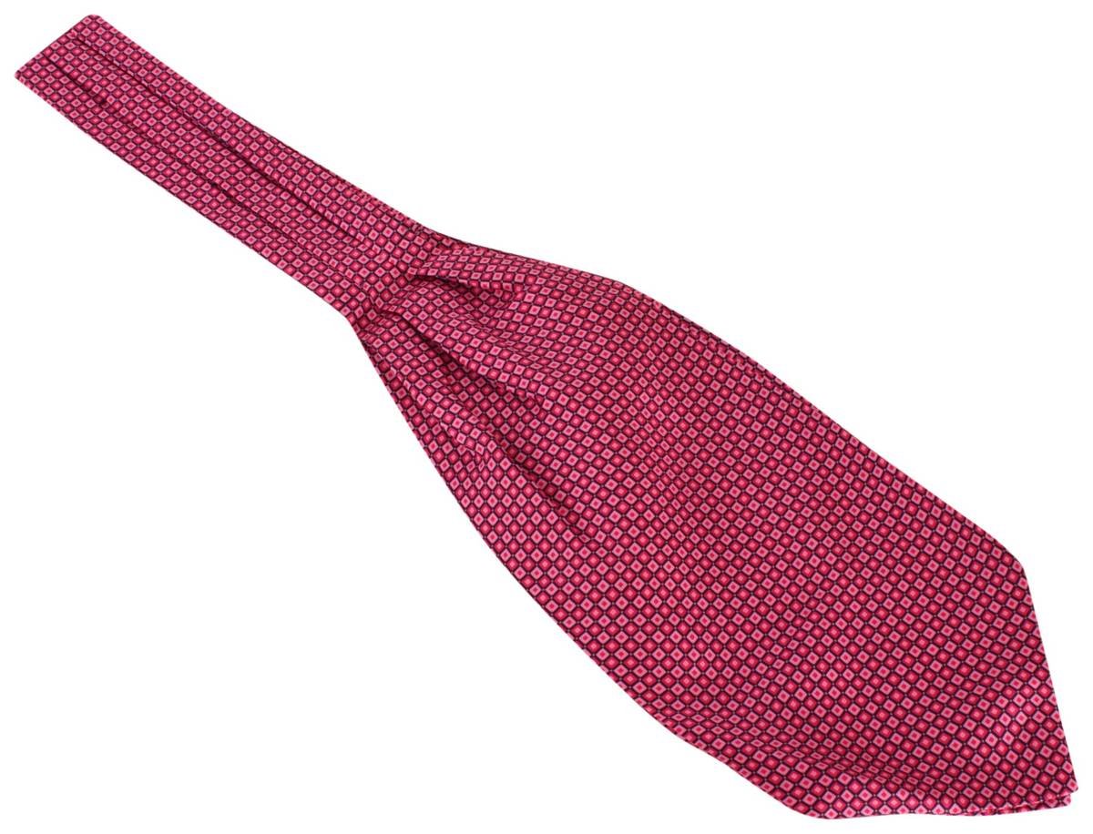 Men's Pink Silk Cravat Tie - Elegant Formal Neckwear for Weddings, Parties & Vintage Fashion