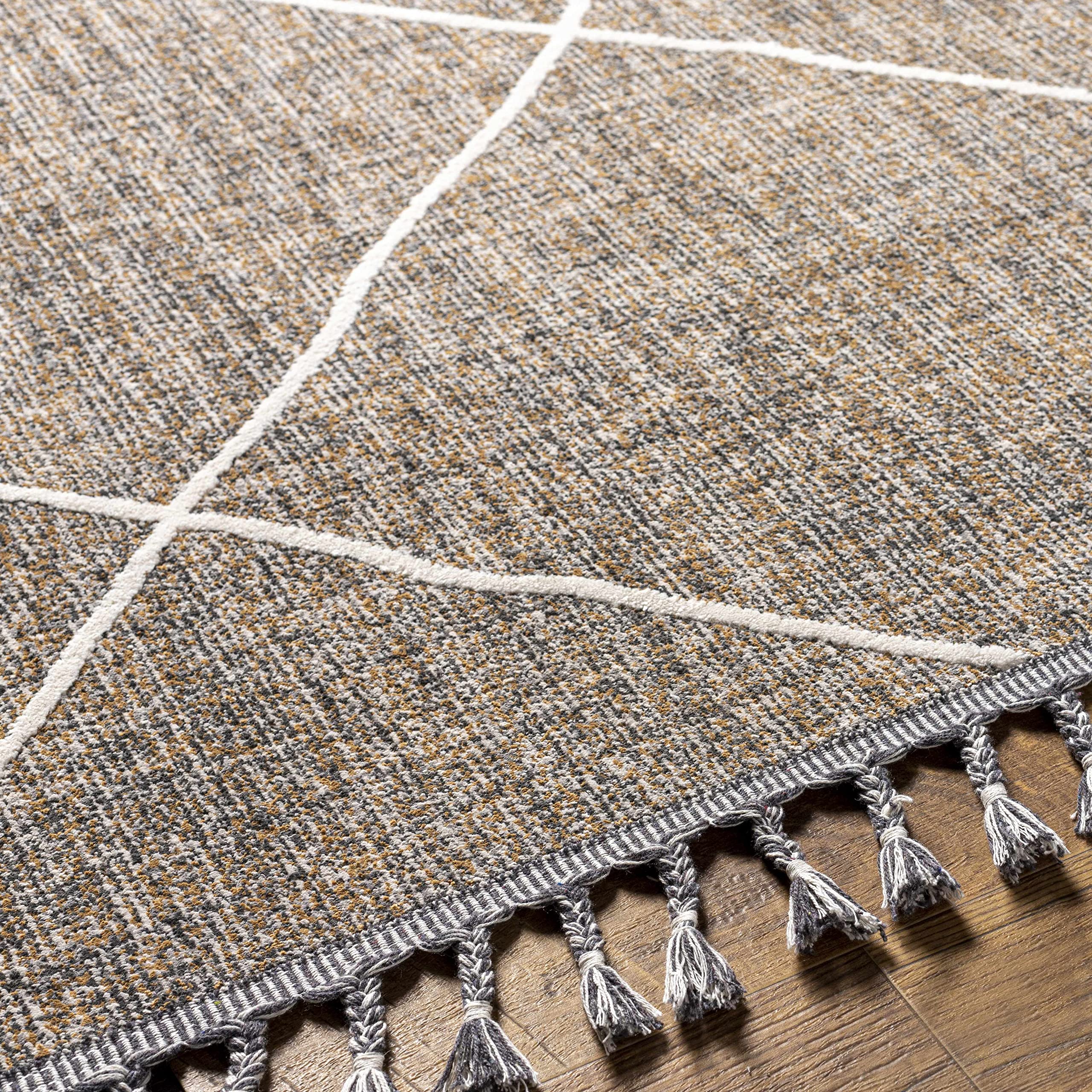 Hauteloom Aida Handmade Area Rug for Living Room & Bedroom - 6'7
