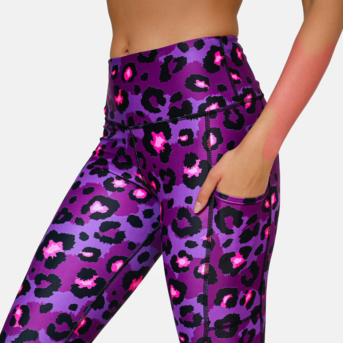 Berry Beast Leggings - High Waist Yoga Pants for Women, Soft & Stretchy Workout Leggings - Perfect for Yoga, Gym, Running & Lounge Wear