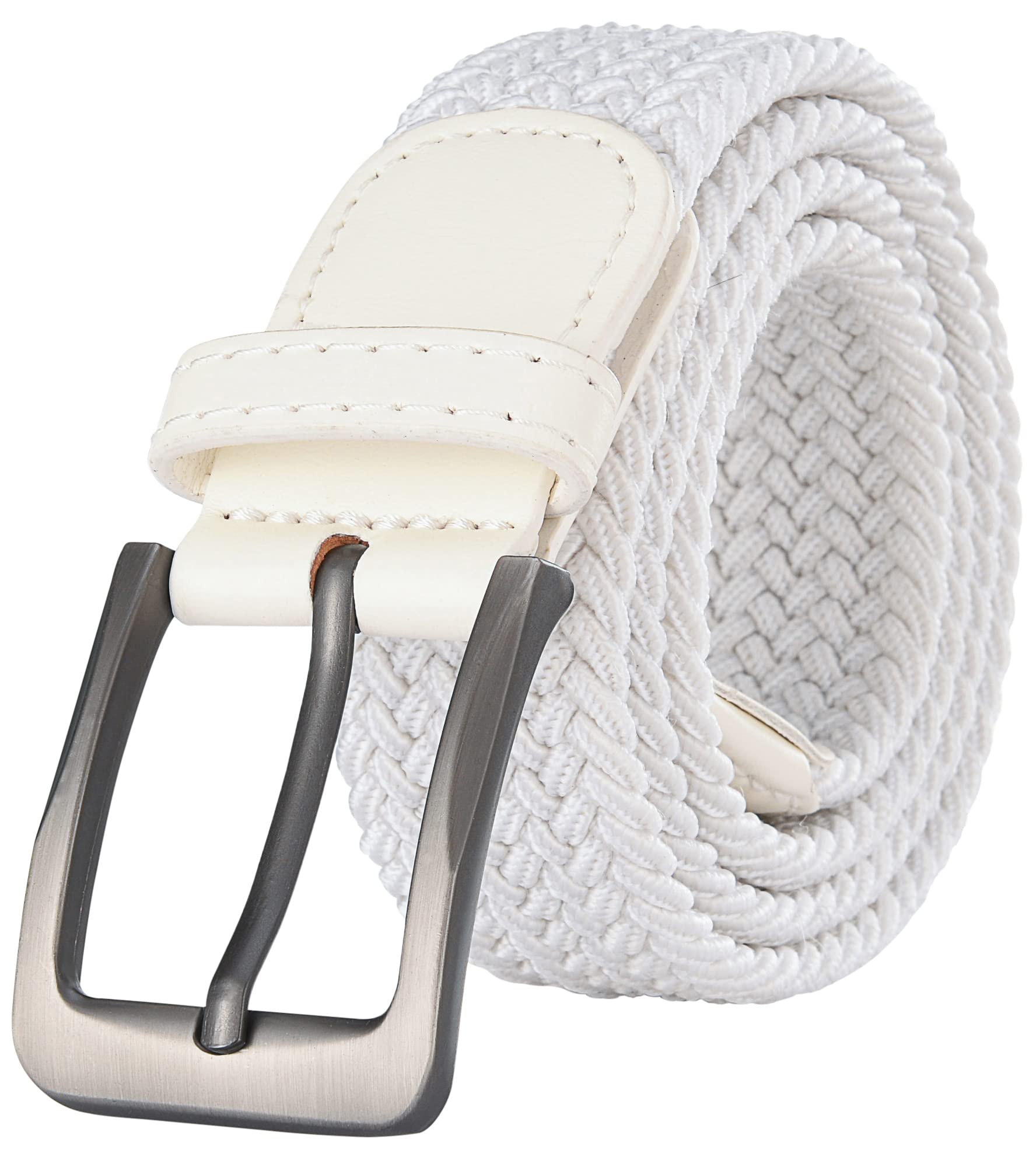 Men's Stretch Braided Belt - Casual Woven Elastic Waistband for Daily Wear