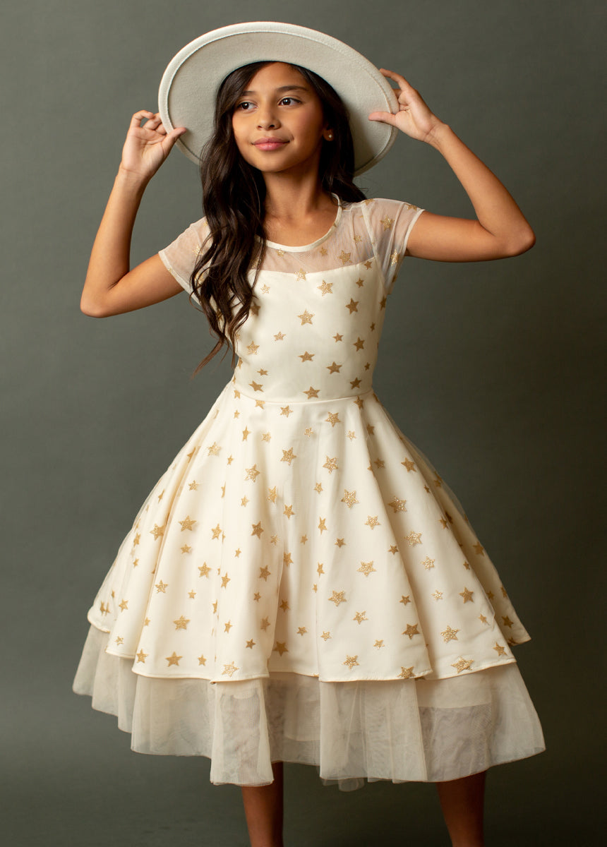 Annalise Cream Dress - Elegant Women's Maxi Dress for Weddings, Parties & Special Occasions | Perfect for Summer & Evening Events