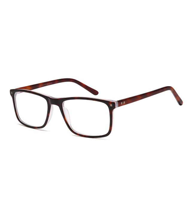 Brooklyn D127 Stylish Eyeglasses for Men & Women - Trendy Lightweight Frame with Clear Lenses - Perfect for Reading, Working & Daily Wear