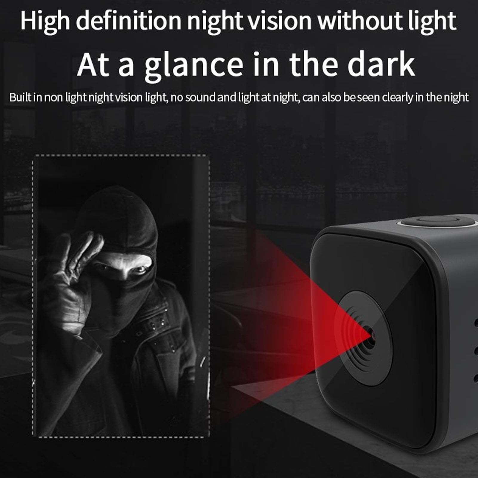 Annadue HD 1080P Mini Waterproof Action Camera with Infrared Night Vision, 30m Underwater Sports DV Camera - Supports 128GB Memory Card, Wide Compatibility - Perfect for Diving, Surfing, Skiing & Outdoor Adventures