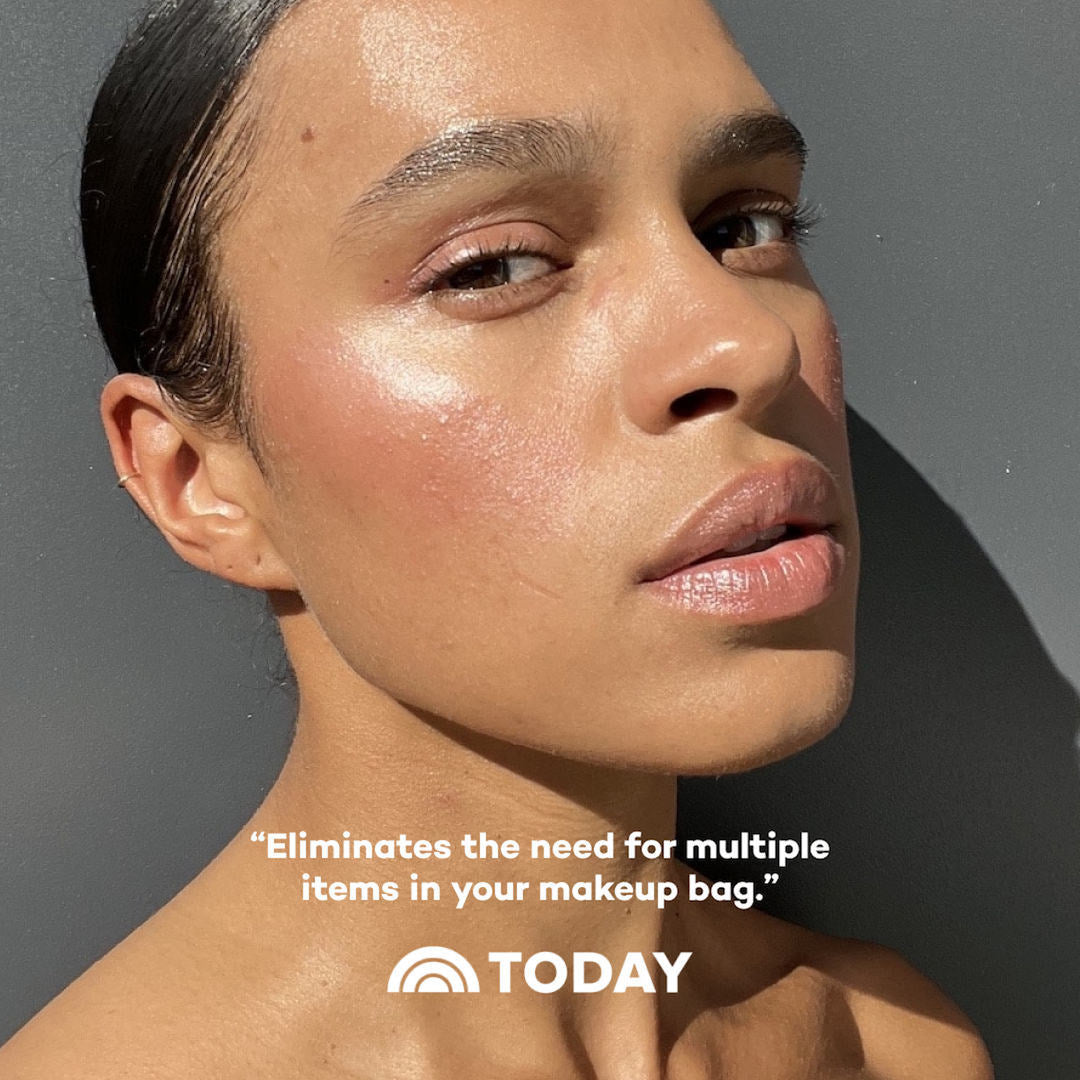 Multi Stick Tinted Dew - 3-in-1 Creamy Lip, Cheek & Eye Color Stick | Natural Glow Makeup for Everyday Wear | Perfect for On-The-Go Touch Ups & No-Makeup Looks