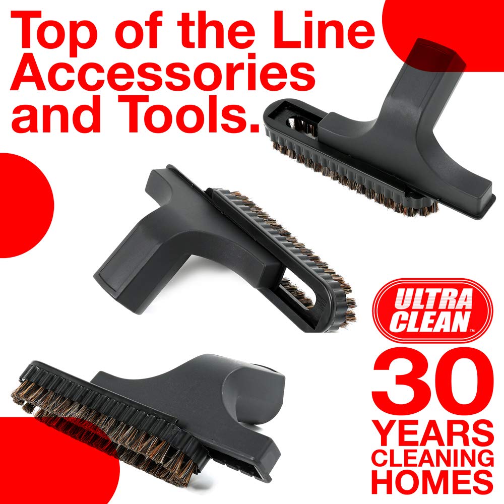Premium Central Vacuum Hose & Accessory Kit - 35ft Heavy-Duty for Hardwood, Tile & All Bare Floors | Perfect for Whole-House Cleaning & Pet Hair Removal