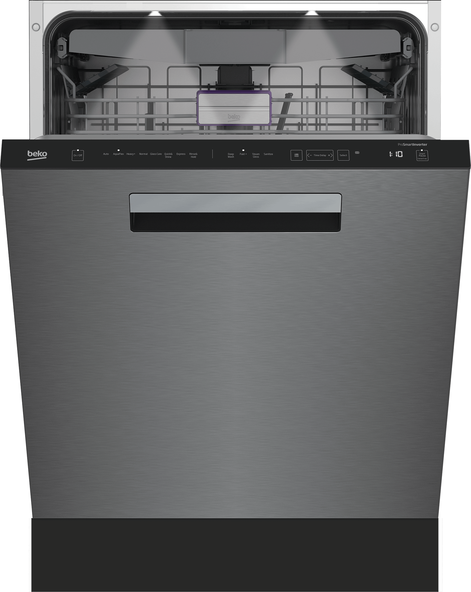 Beko DDT38532XIH 16 Place Settings Tall Tub Dishwasher - 45 dB Ultra Quiet, Energy Efficient for Large Families | Perfect for Open Concept Kitchens & Entertaining Guests