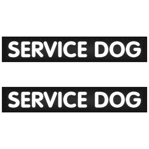 Service Dog (2 Pack Black)