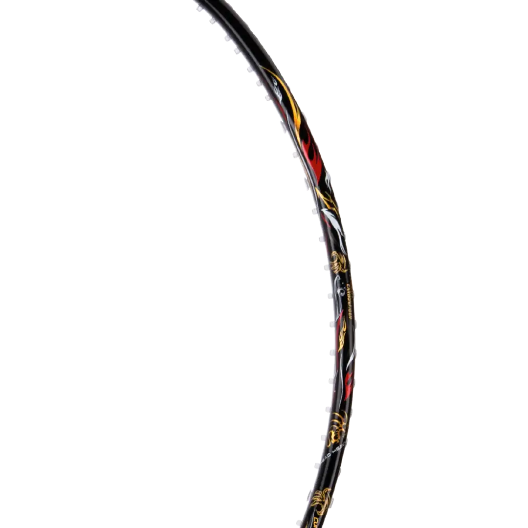 HNDRD Battle 900 Professional Badminton Racket - Lightweight Carbon Fiber Shuttlecock Racket for Advanced Players - Perfect for Tournaments, Training & Outdoor Games