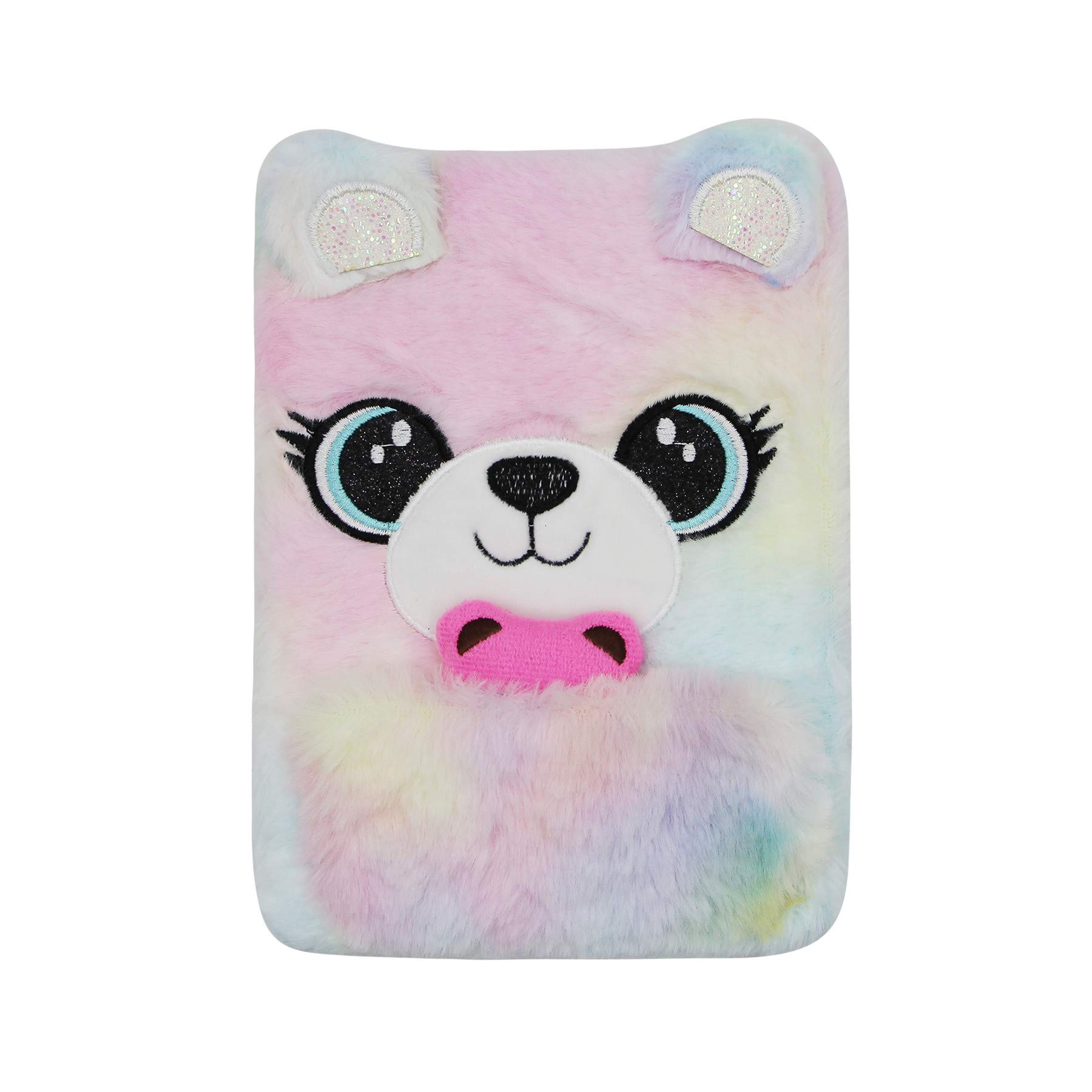 Colorful Alpaca Plush Notebook - 160 Pages Fuzzy Journal for Kids, School & Office Supplies | Cute Writing Diary, Planner, Gift Idea for Students & Children