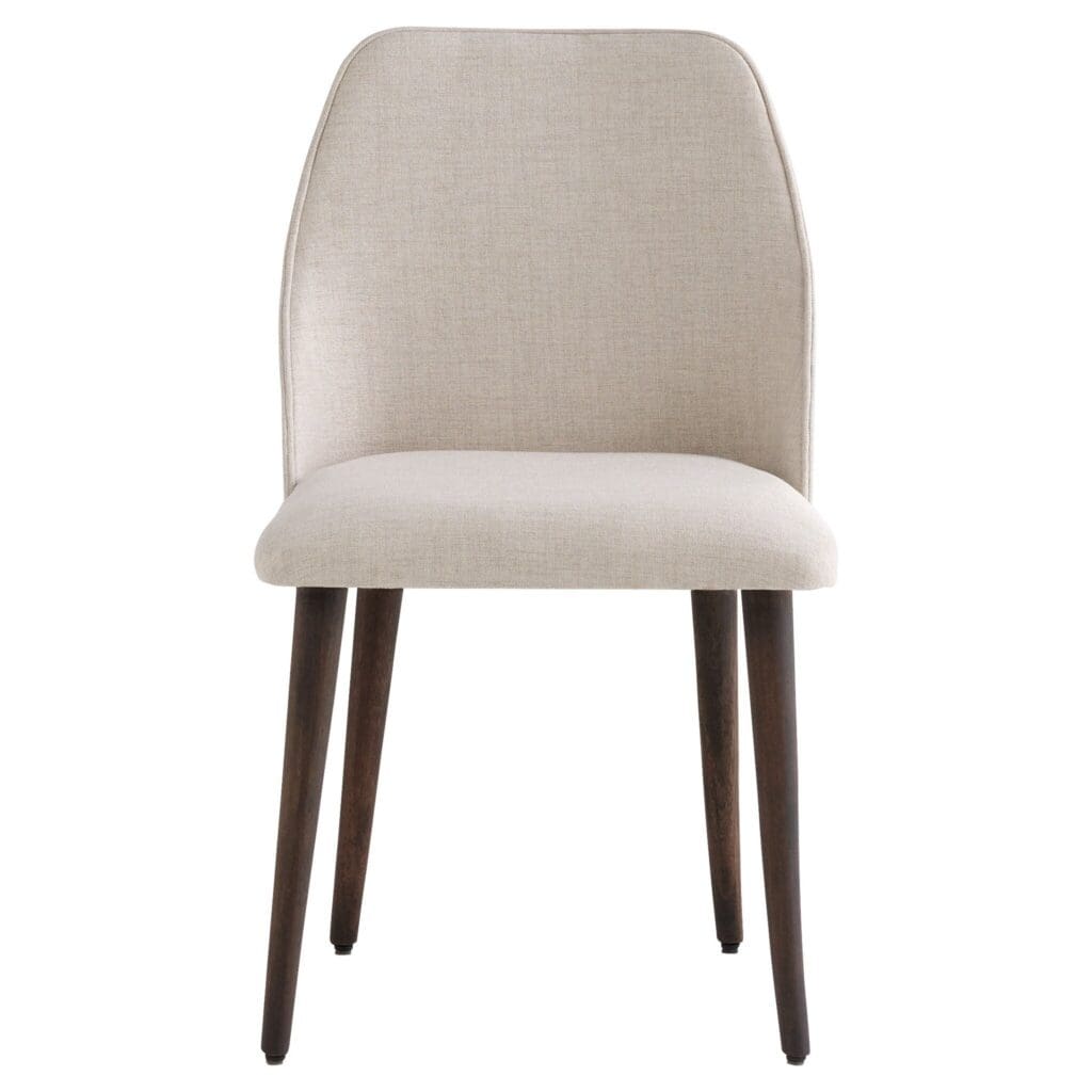 Cyan Design 11755 Modern Dining Chair - Dark Brown & Taupe Upholstered - Perfect for Home, Restaurant, and Office Use
