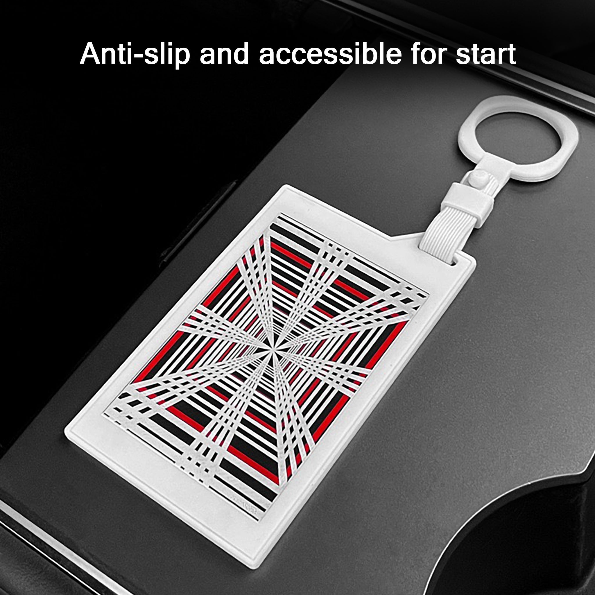 Premium Silicone Key Card Holder for Tesla Model S/3/X/Y/Cybertruck - RFID Protection, Slim Design - Perfect for Tesla Owners, Daily Commute & Secure Access