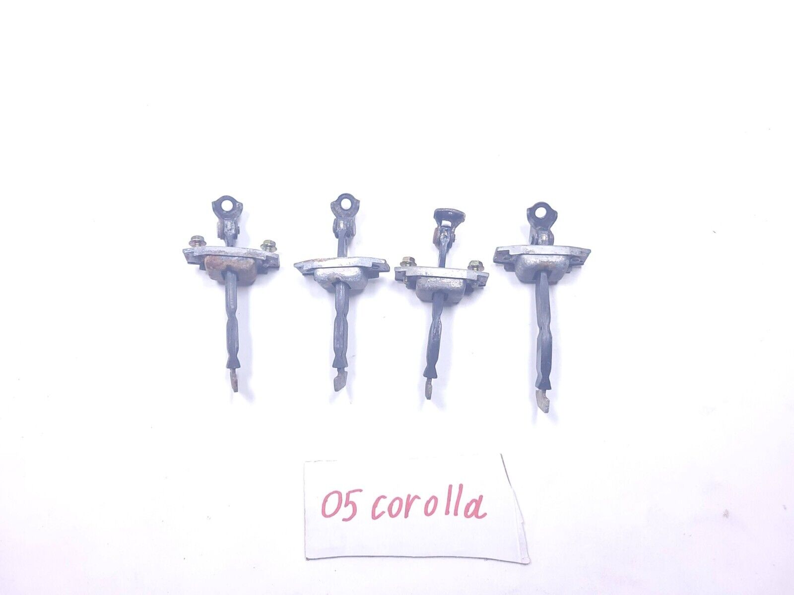 03 08 Toyota Corolla Door Hinge Check Strap Stopper - 4pcs OEM Replacement Parts - Perfect for Door Repair & Maintenance