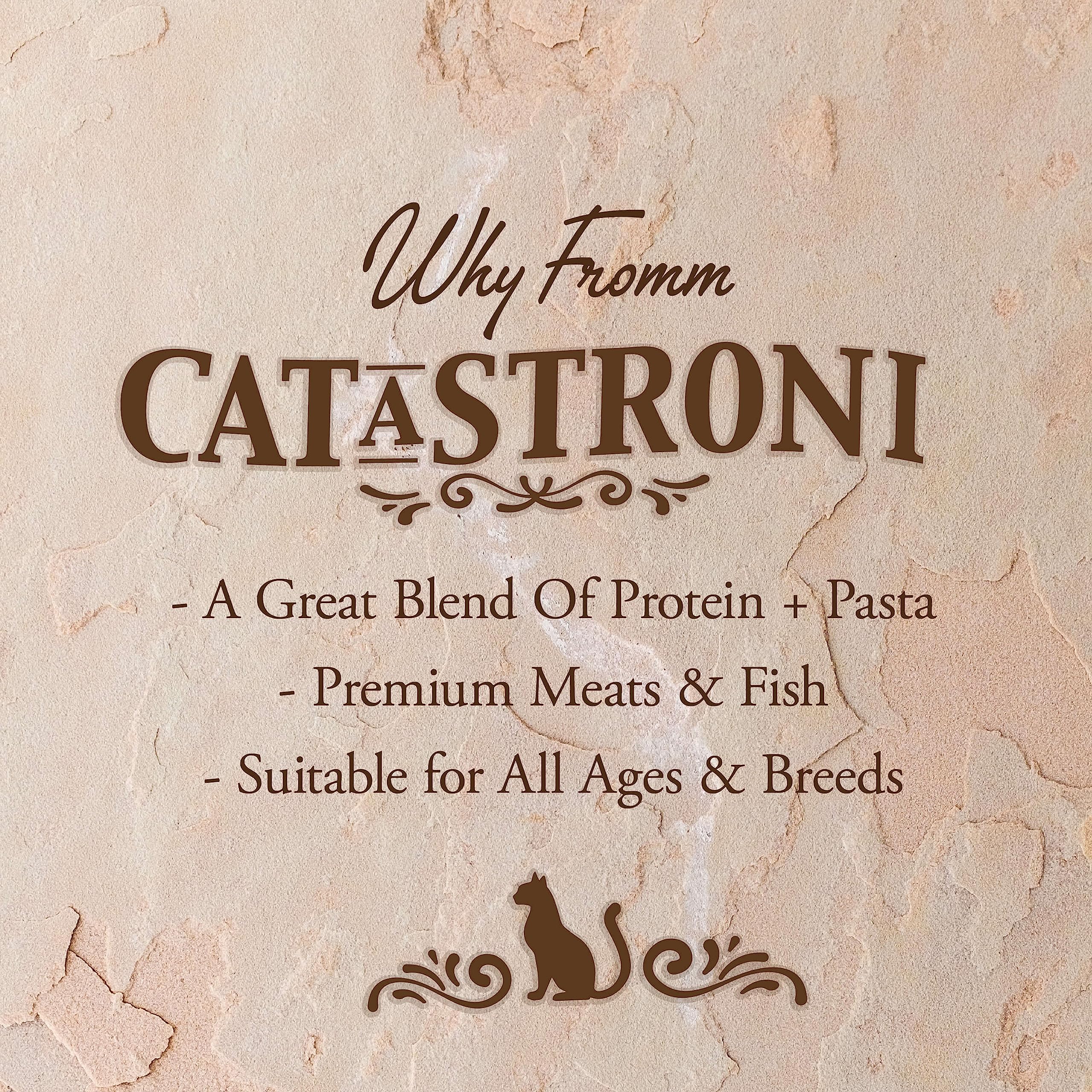 **Fromm Cat-A-Stroni Salmon & Vegetable Stew Wet Cat Food - Premium Grain-Free Recipe - Case of 12 (5.5 oz Cans) - Healthy Meal for Adult & Senior Cats - Perfect for Picky Eaters & Digestive Health**