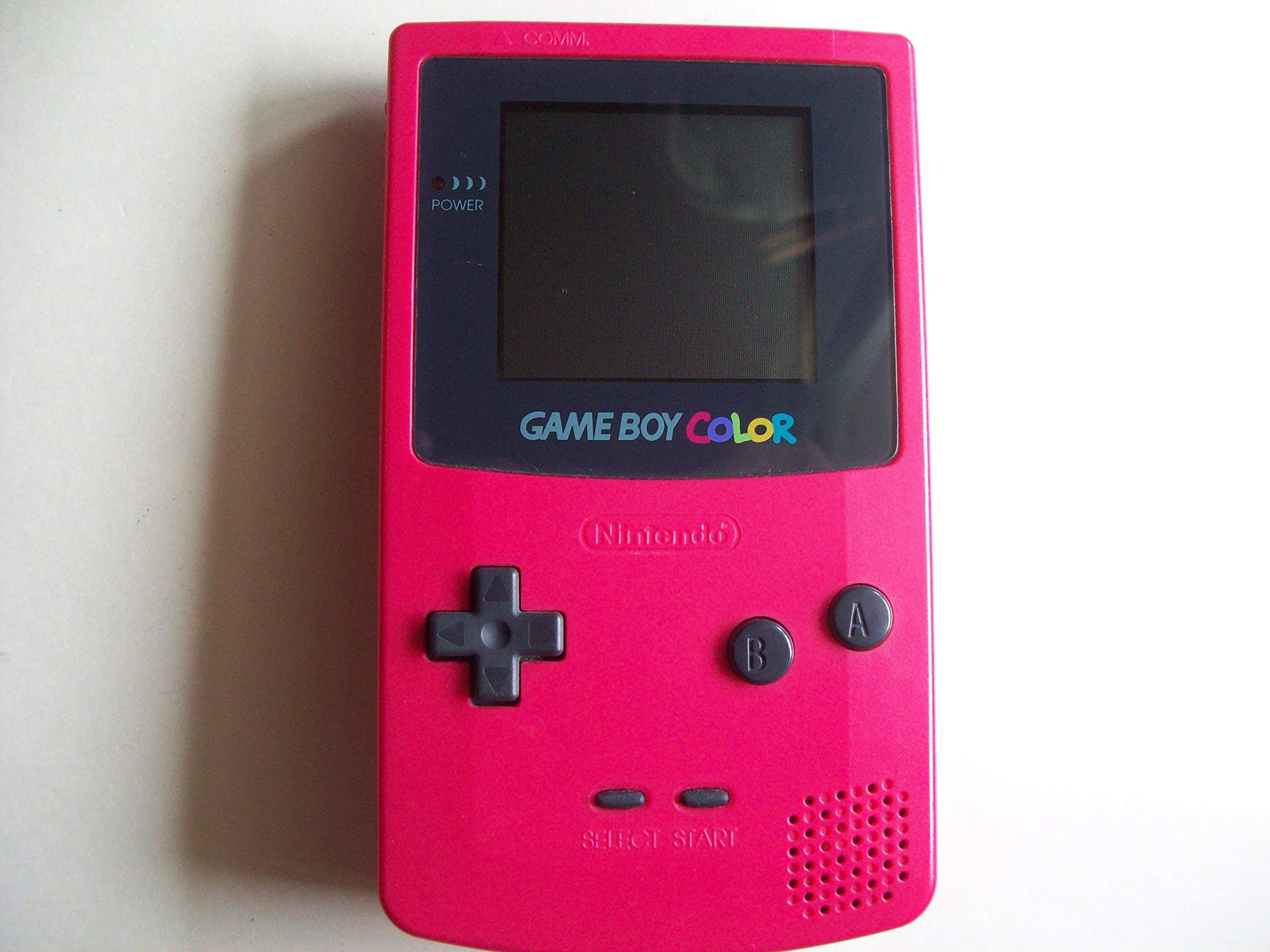 Refurbished Game Boy Color Handheld Console - Berry Red | Classic Retro Gaming for Kids & Adults | Perfect for Travel, Gifts & Nostalgic Fun
