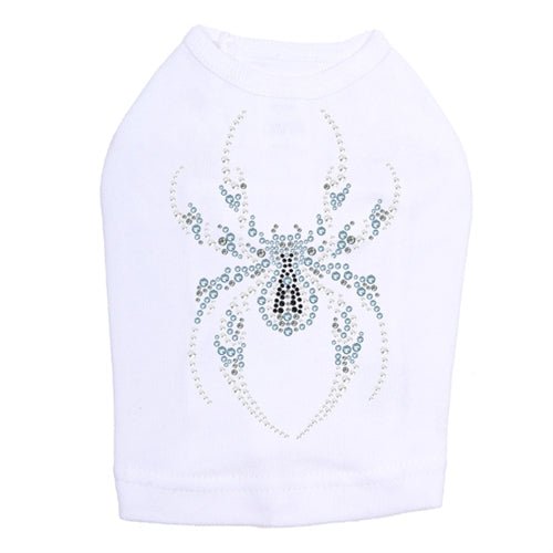Sparkling Blue Spider Rhinestone Tank Top for Women - Multiple Colors Available - Perfect for Parties, Nightlife & Festivals