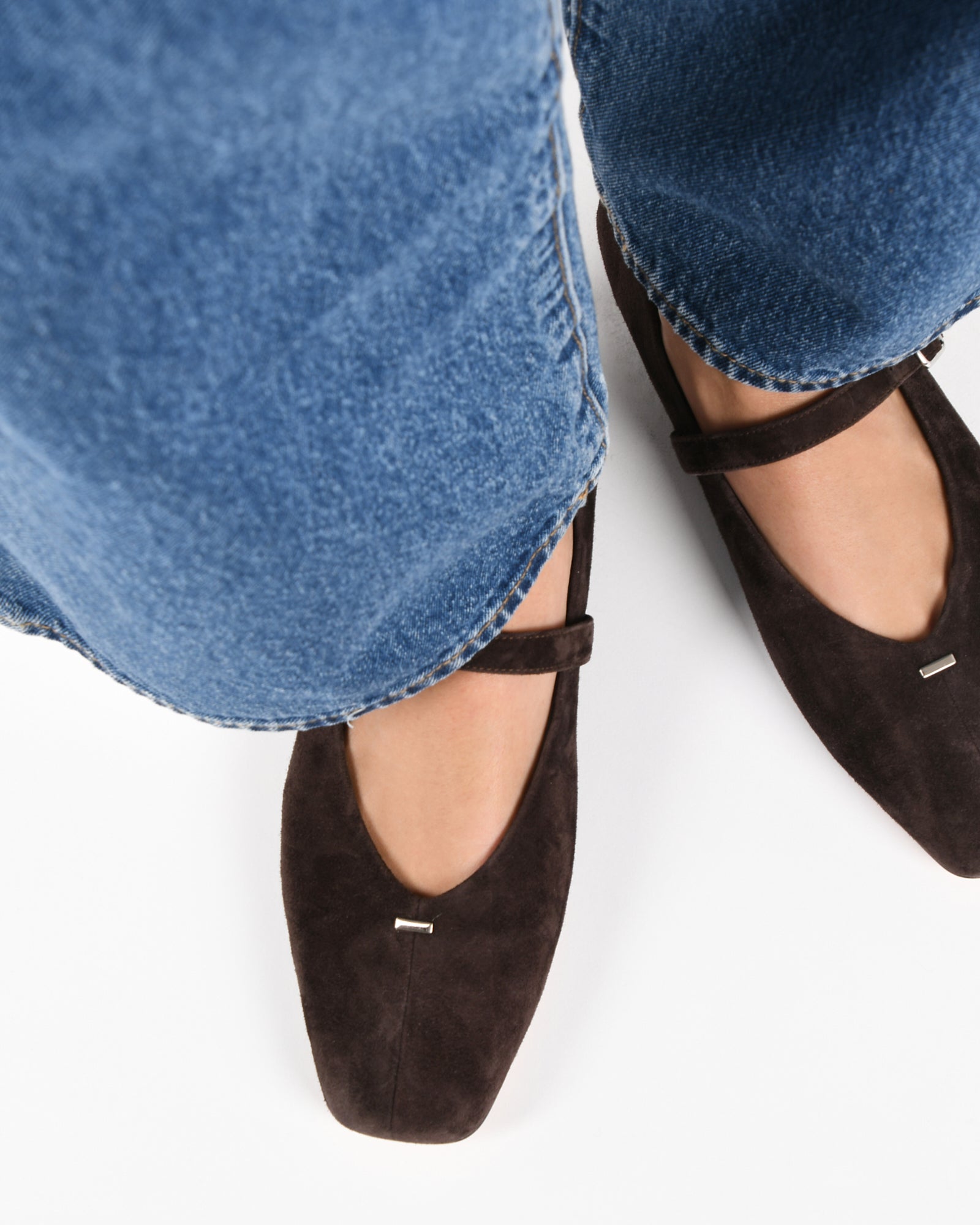 April Casual Flats - Bitter Chocolate Suede Loafers for Women | Comfortable Slip-On Shoes for Work, Travel & Everyday Wear