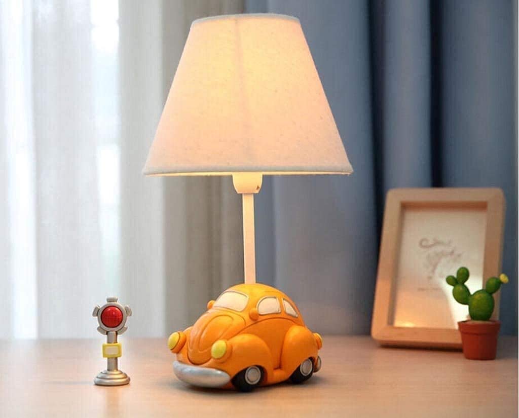 Stylish Cute Cartoon Desk Lamp for Kids - Warm LED Bedside Night Light, Yellow - Perfect for Bedroom, Study Room, and Nursery Decor