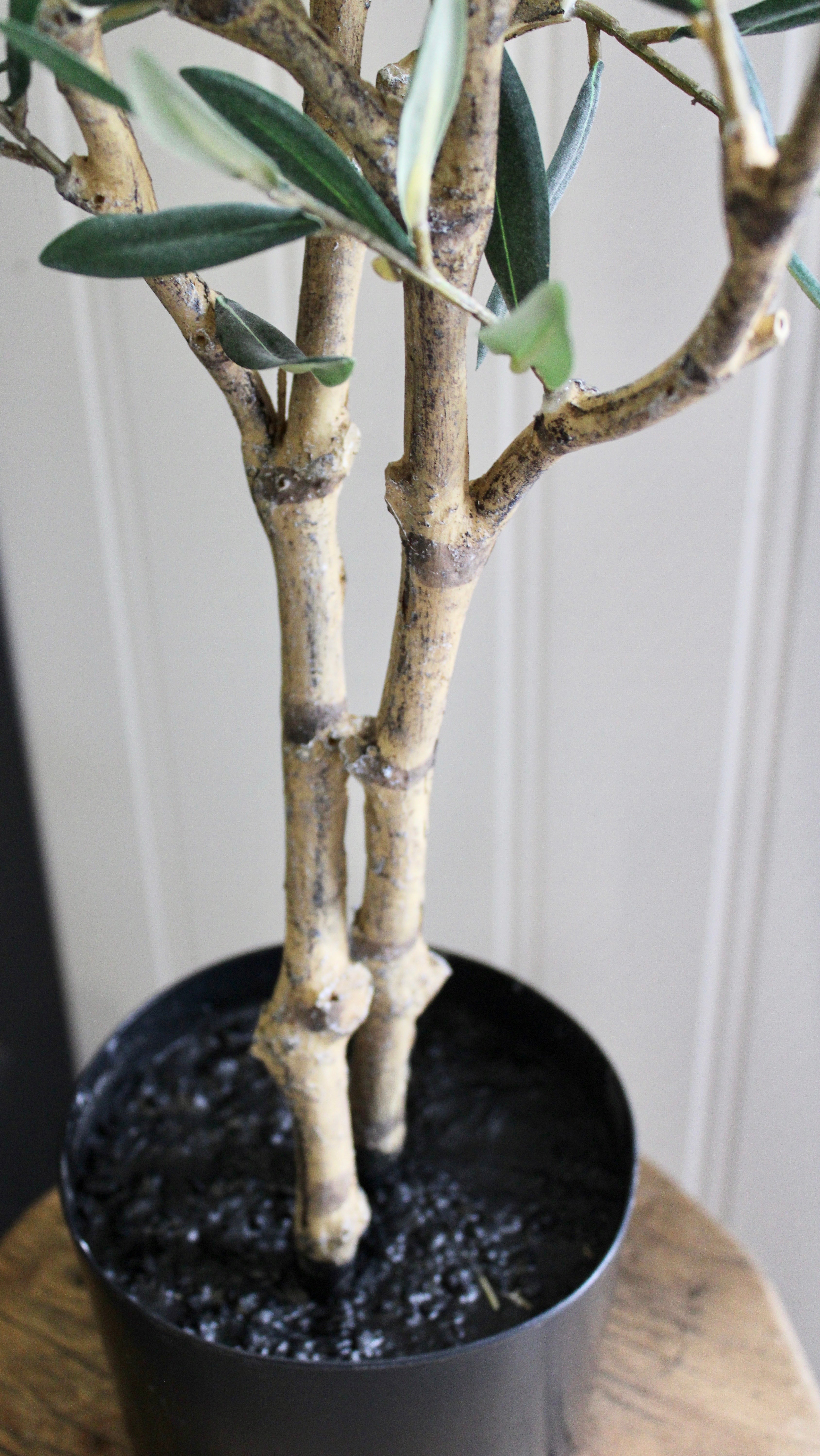 4 Pack Artificial Olive Tree - Lifelike Fake Potted Plants for Home & Office Decor - Perfect for Living Room, Bedroom, and Indoor Greenery