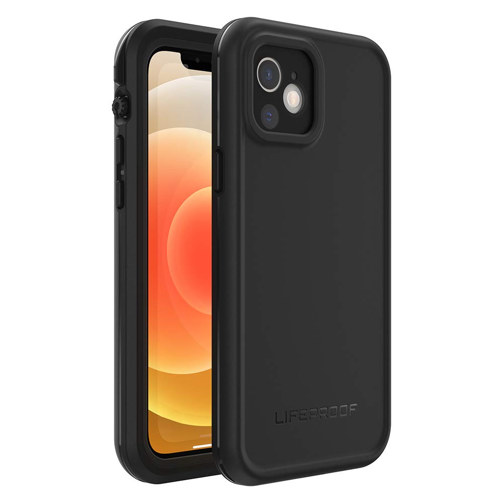 LifeProof FRE Series Waterproof Case for iPhone 12 (Not Compatible with iPhone 12 Pro) - IP68 Protection, Built-in Screen Protector & MagSafe Compatible - Perfect for Outdoor Adventures, Swimming & Daily Use