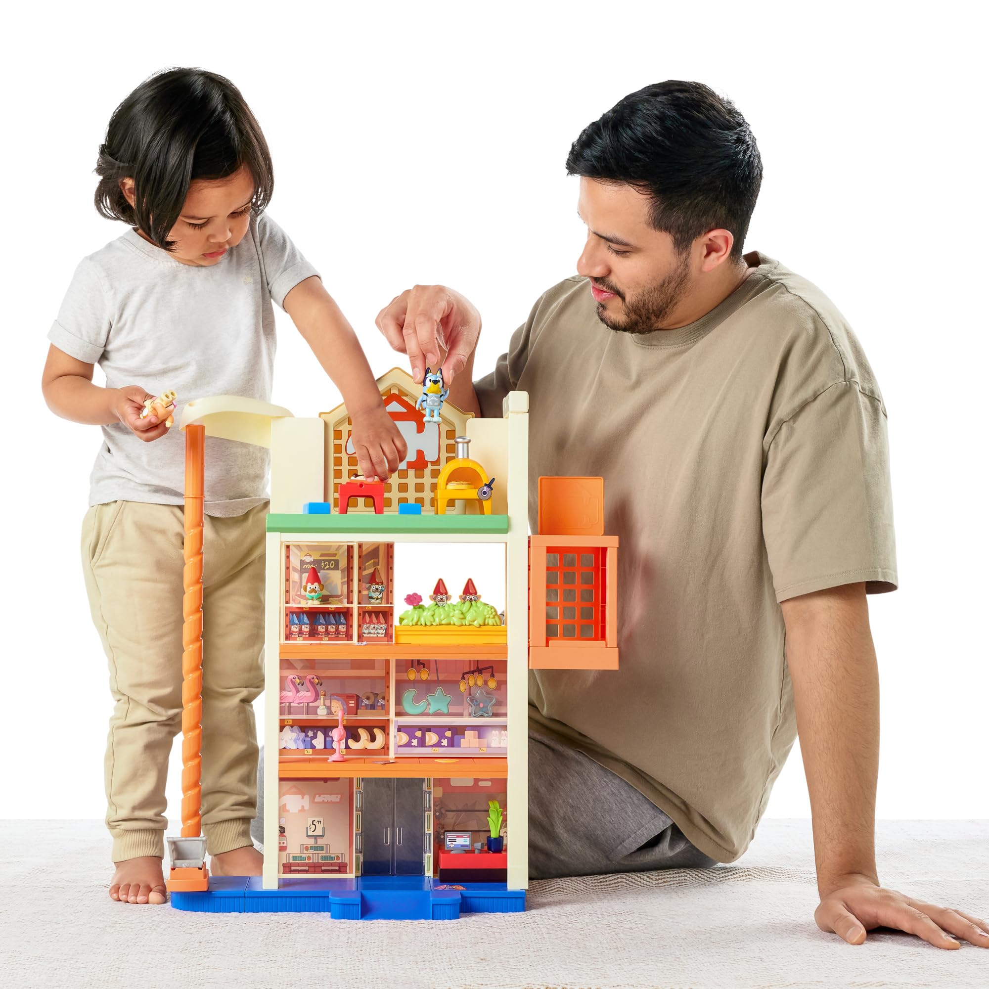 Bluey Hammerbarn Shopping Center Mega Playset - 4 Level 22