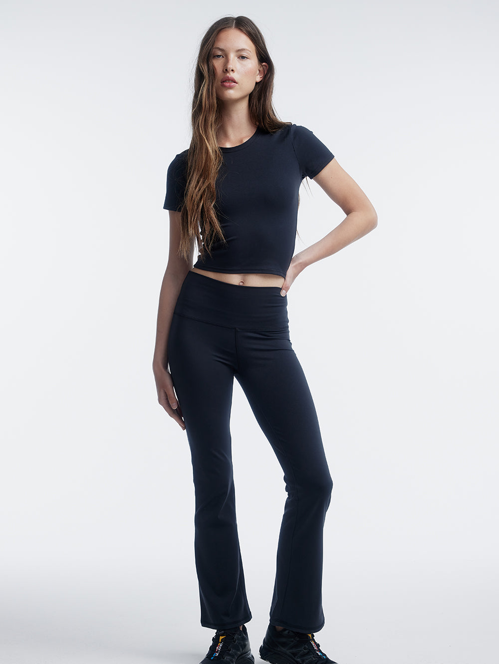 Faraday Flared Leggings for Women - High Waisted Yoga Pants with Pockets, Soft Stretchy Workout Leggings - Perfect for Yoga, Running, Gym & Everyday Wear