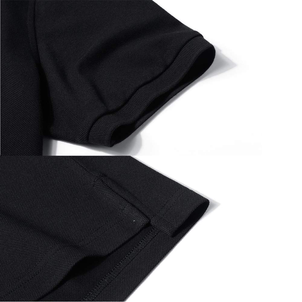 Men's Army Airborne Embroidered Short Sleeve Polo Shirts - Military Style Casual Top for Outdoor, Work & Everyday Wear
