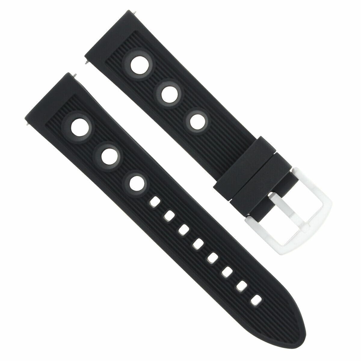 20mm Black Rubber Diver Watch Band for Invicta 8926 & 89280B - Waterproof & Durable for Swimming & Diving