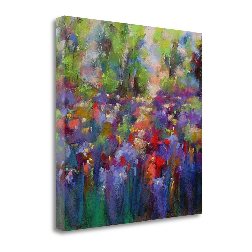 Among The Wildflowers By Anne Kindl - Premium Giclee Art Print on Gallery Wrapped Canvas, Framed & Ready to Hang - Perfect for Living Room, Bedroom, or Office Wall Decor