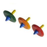 Gluckskafer Traditional Wooden Spinning Tops - Classic Handmade Wooden Toys for Kids, Perfect for Family Game Nights & Stress Relief