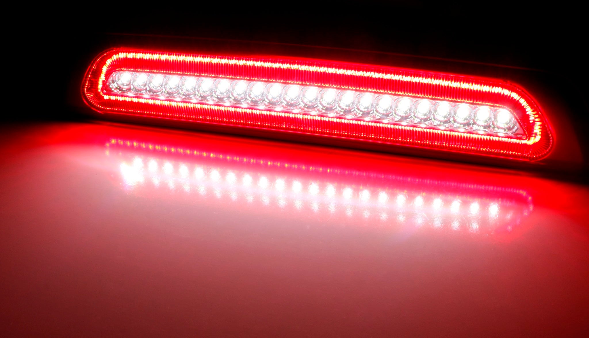 Dark Red Lens Strobe LED High Mount Third Brake Light for 2007-2021 Toyota Tundra - Enhanced Safety & Style for Pickup Trucks