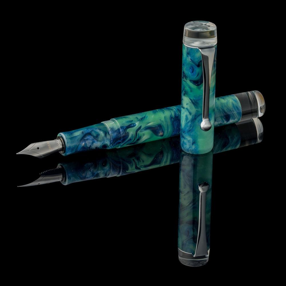Opus 88 Micahfinds Medusa Fountain Pen - Premium Japanese Eyedropper Fountain Pen with Unique Design for Calligraphy, Journaling & Gift Giving