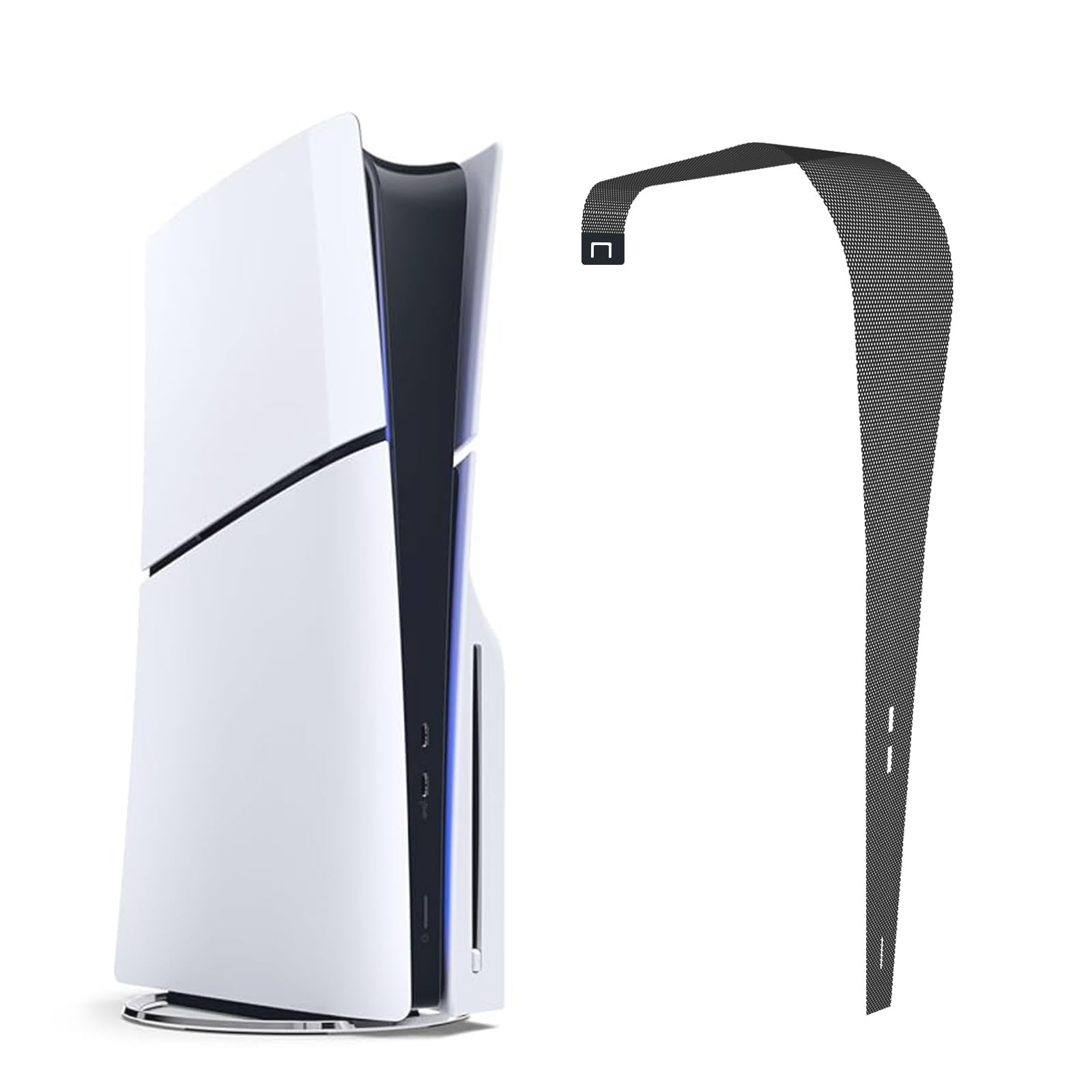 PS5 Slim Dust Cover - Anti Dust & Pet Hair Protector for Playstation 5 Console | Compatible with PS5 Disc/Digital Edition | Perfect for Gaming Setup & Home Entertainment Protection