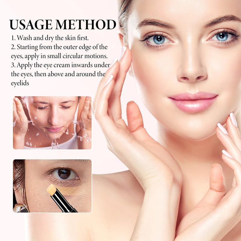 Lumibalm Under Eye Cream - Dark Circle & Puffiness Treatment for Bags, Fine Lines - Anti-Aging Eye Balm (2 Pack) | Perfect for Morning Routine & Night Care