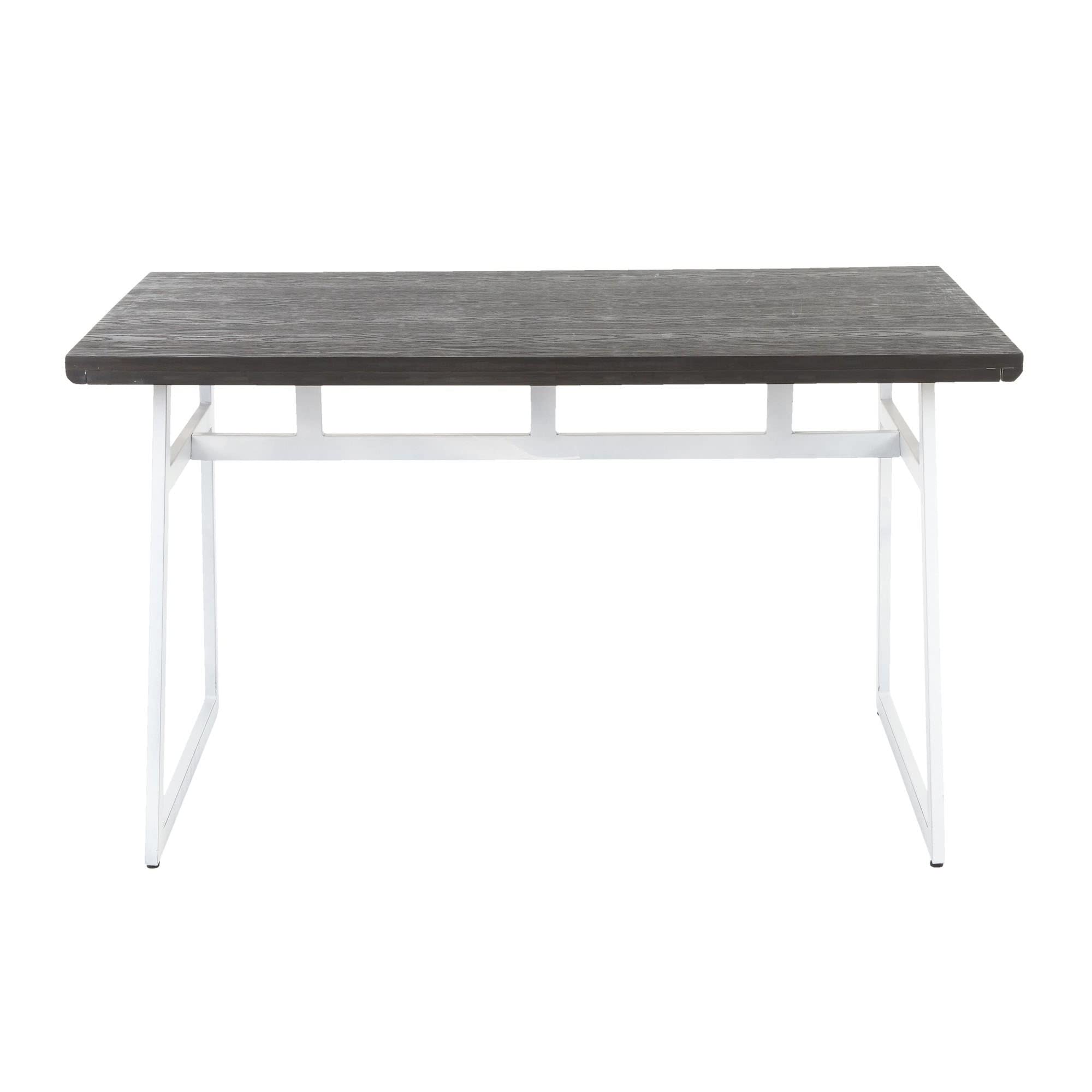 LumiSource Geo Modern Rectangle Dining Table - Small Kitchen Table for 4 People - Perfect for Apartments, Breakfast Nooks & Small Space Dining Areas