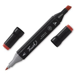 ShinHan Touch Twin Marker R5 Cherry Pink - Professional Alcohol-Based Art Marker for Drawing, Sketching, and Illustration - Perfect for Artists, Designers, and Craft Enthusiasts