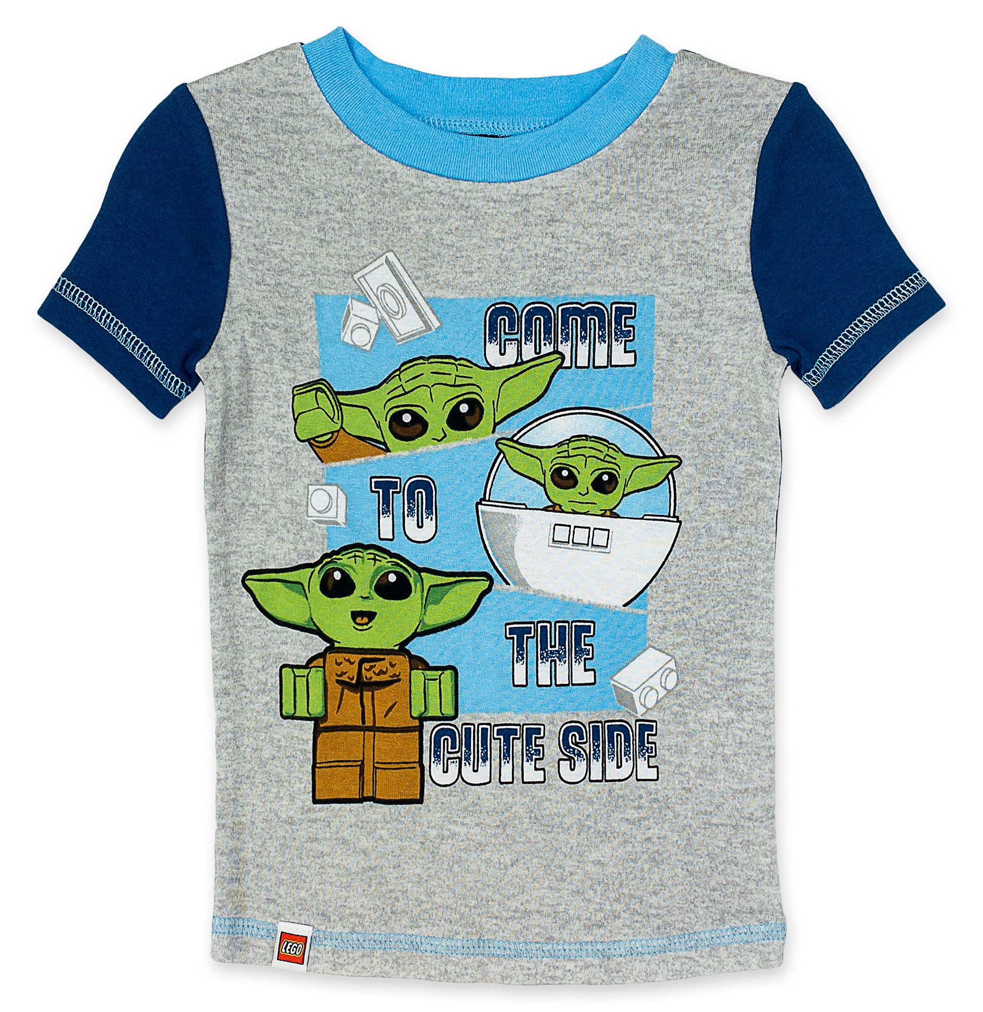 LEGO Star Wars The Child (Baby Yoda) Cotton Pajama Set for Toddler Boys - 3T Blue | Soft Sleepwear for Kids, Birthday Gift & Star Wars Themed Bedtime Outfit