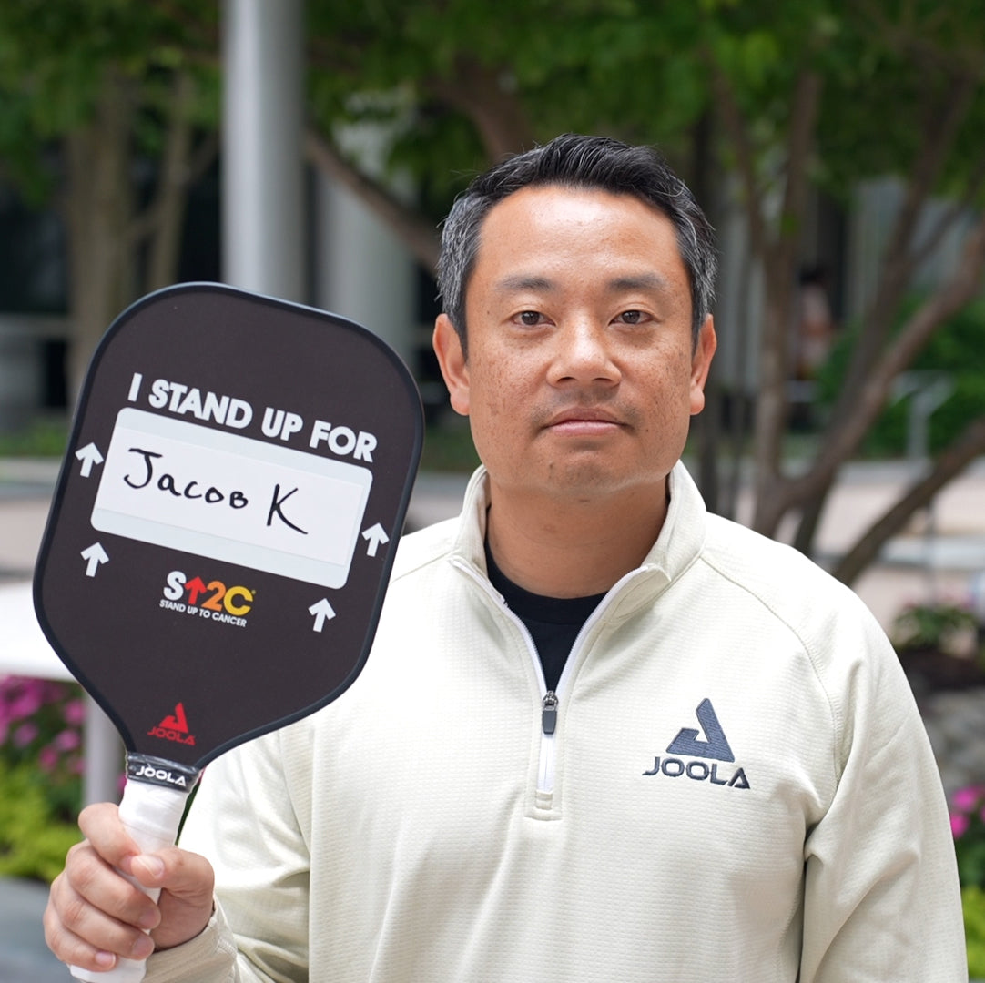 JOOLA Stand Up To Cancer Pickleball Paddle - Premium Carbon Fiber Paddle for Competitive Play - Perfect for Outdoor & Indoor Pickleball Games, Tournaments, and Charity Events