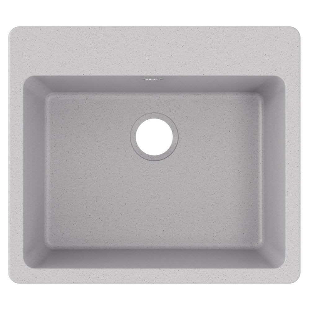 Elkay Quartz Classic 25 x 22 x 9.5 Inch Single Bowl Drop-In Kitchen Sink - Durable & Stylish for Modern Homes, Perfect for Cooking & Cleaning