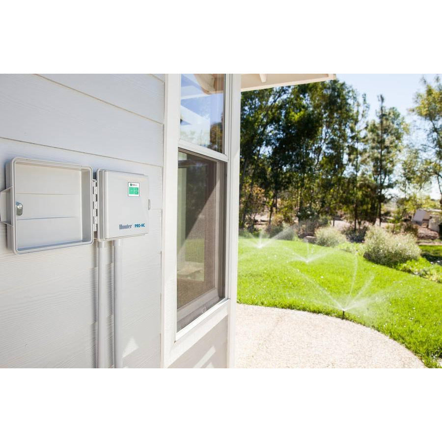 Hunter Industries PHC 1200 Smart WiFi Sprinkler Controller - 12 Zone Residential & Commercial Irrigation System with Hydrawise Web-Based Software | Weather-Based Watering for Lawns & Gardens