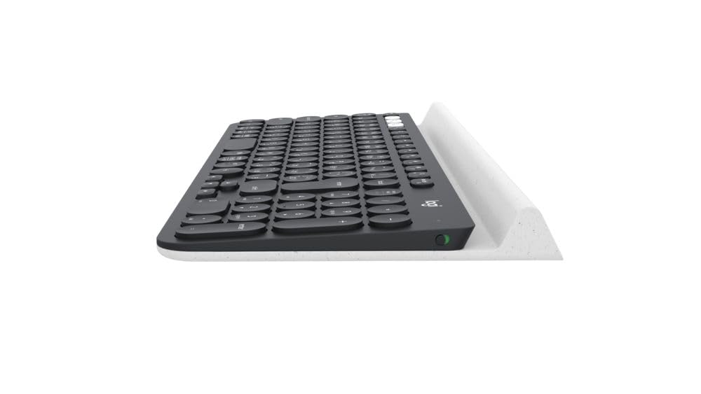 Logitech K780 Multi-Device Wireless Keyboard for PC, Mac, iPad - Bluetooth & USB Connectivity - Ergonomic Design for Home & Office Use
