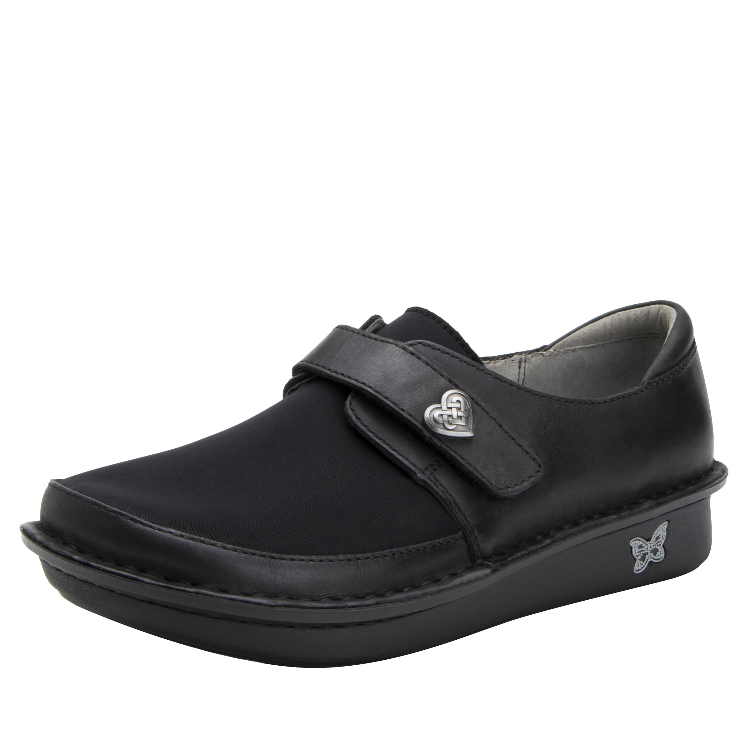 Alegria Women's Brenna Leather Comfort Loafer Shoes - Slip-On Casual Shoes for Work, Nursing & Everyday Wear