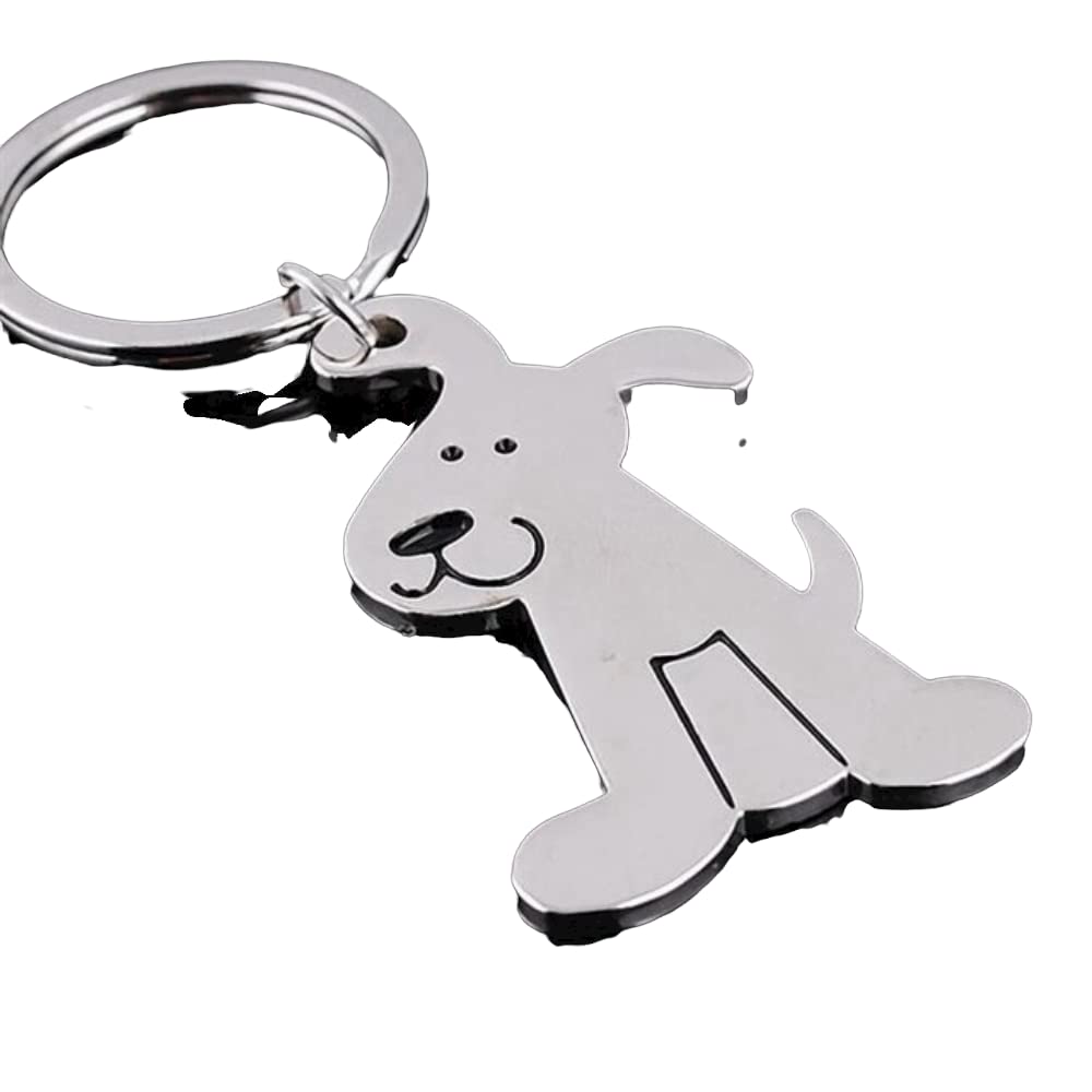 Stylish SAGEKEY Dog Keychain Key Ring - Cute Animal Keychain for Women, Fashionable Car Key Holder & Bag Charm Accessory - Perfect Gift for Dog Lovers, Pet Owners and Keychain Collectors